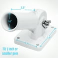 thumbnail image 4 of Anley Multi-Position Flag Pole Mounting Bracket Aluminum 1" Diameter - White, 4 of 5
