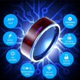 thumbnail image 2 of Anillo de dedo Digital inteligente NFC, adecuado para teléfonos Android, joyería de pareja funcional, ropa mágica de moda, nuevo, 2 of 4