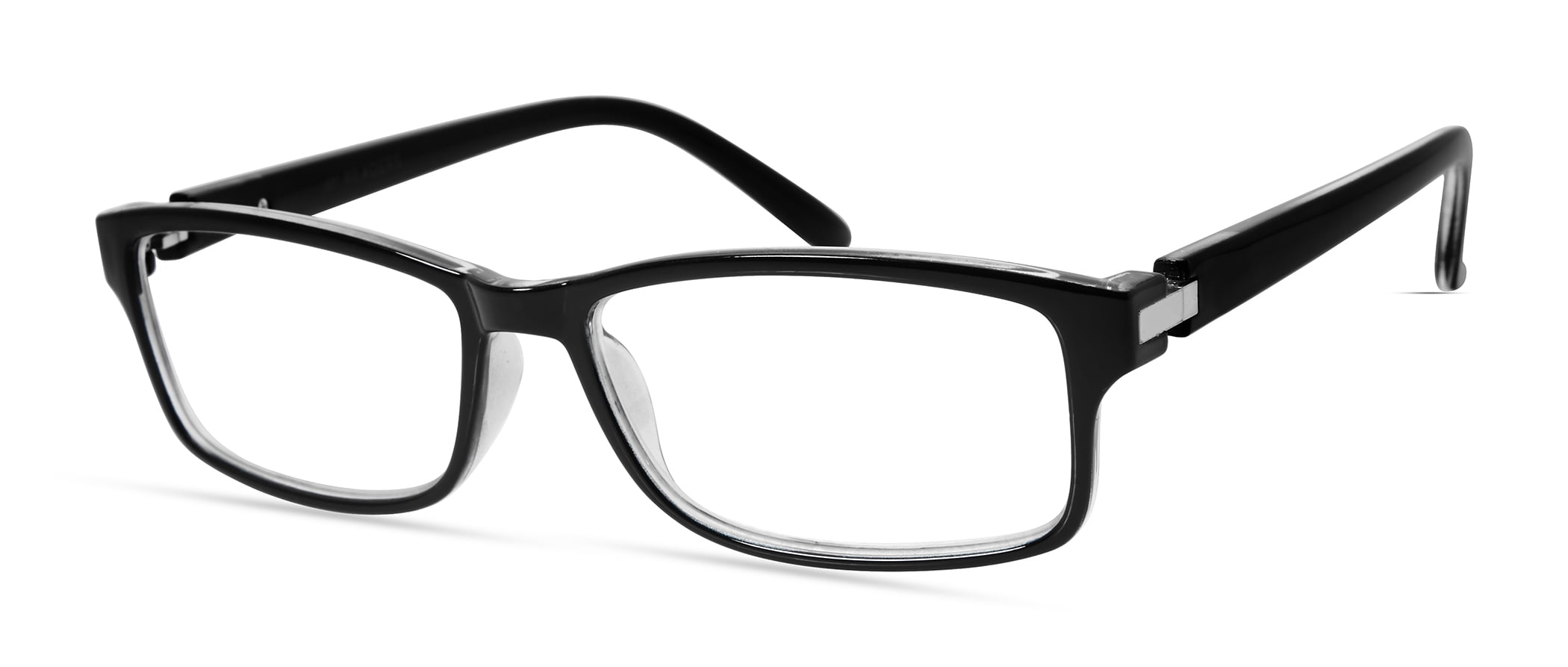 M Readers Fraizer +2.50 Reading Glasses, Black