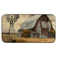 thumbnail image 2 of Creowell Windmill Barn Field Door Mat Outdoor Indoor Welcome Rug Burlap Felt Anti-Slip Recycled Rubber Home Entrance Outside Entry 19.68*39.37 in, 2 of 6