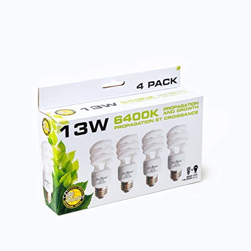 SunBlaster 13 Watt CFL Lampe de Culture 4 Pack