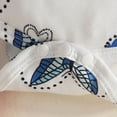 thumbnail image 5 of masbird Newborn Baby Girls Clothes Infant Fall Winter 3pcs Outfits Long Sleeve Ribbed Romper Floral Pants Headband Sets,Blue,9-12 M, 5 of 9