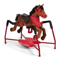 Chestnut: Plush Interactive Spring Riding Horse