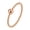 Rose Gold, variant on 18K Gold Plated Twist Ring for Women Delicate Minimalist Stackable Band Promise Anniversary Friendship Jewelry Gift for Her Rose Gold Size 10