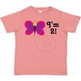 thumbnail image 3 of Inktastic 2nd Birthday I'm Two Girls Butterfly Girls Toddler T-Shirt, 3 of 5