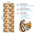 thumbnail image 2 of Beige Sunflower Pattern Hot Yoga Mat Towel Non Slip for Hot Yoga - Quick-Drying Yoga Mat Cover with 4 Corner Pockets with Travel Bag - Hot Yoga Towel Non Slip Grip Moisture Wicking Sweat 70"x26", 2 of 6