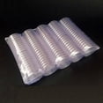 thumbnail image 1 of 100Pcs Clair 32Mm Boîtes de Rangement de Pièces Ps Capsules Porte-Pièces Ronds Portables, 1 of 9