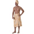thumbnail image 7 of Colevkie 2 Pcs Men's Wearable Bath Skirt & Towel Set Quick Drying and Absorbent Bathroom Wrap Set for Home Spa Hotel Beach with Adjustable Closure, 7 of 7