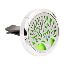 Minkissy Car Diffuser with Tree Pattern Aromatherapy Holder for Vehicle Air Freshener 1 Piece