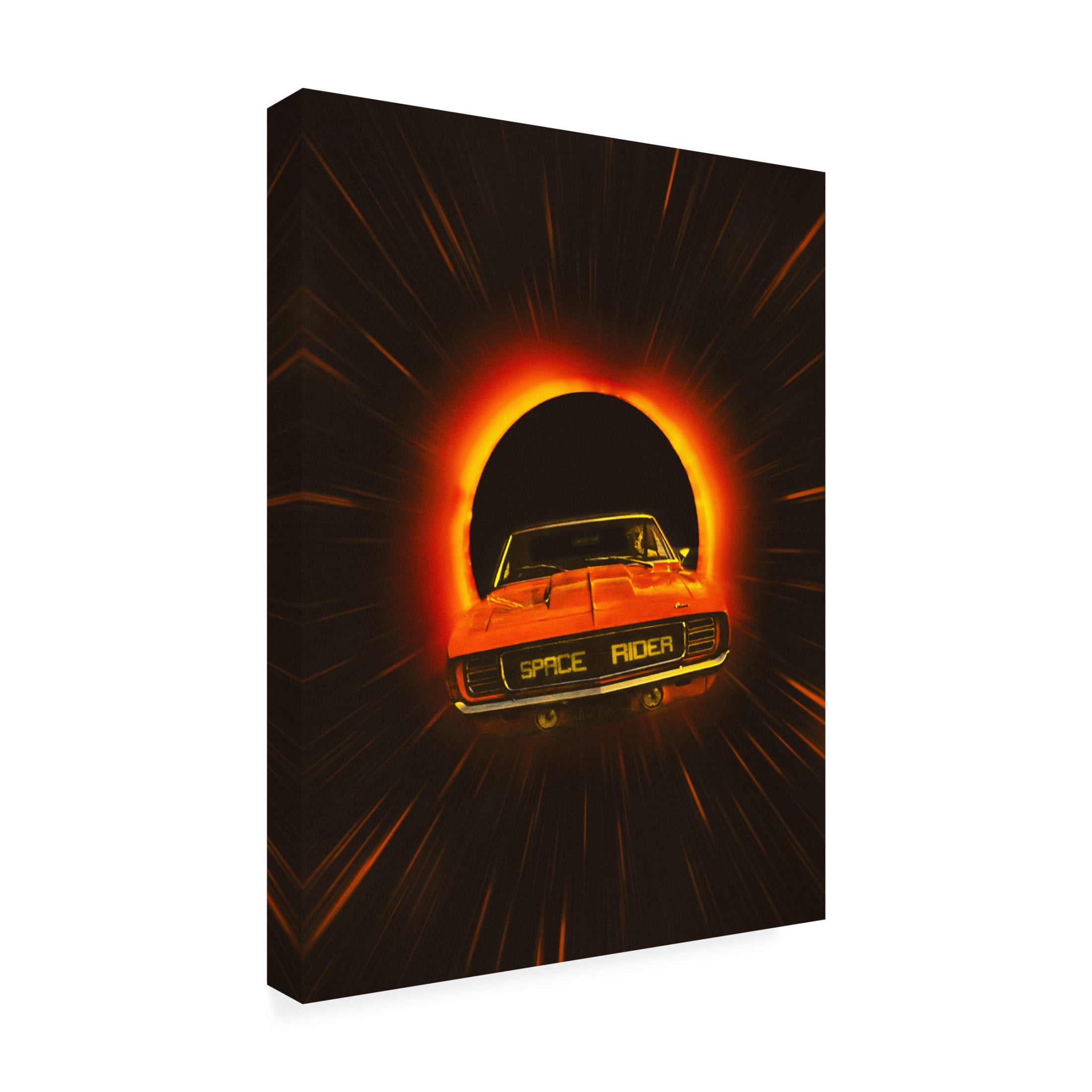 Trademark Fine Art Taudalpoi   The Space Rider Canvas Wall Art