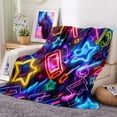 thumbnail image 3 of Lightning Bolt Blanket - Lightning Bolt Throw Blanket Lightning Bolt Gift Blanket for Girls Lightning Blanket for Adults Kids Lightning Fleece Blanket Camping, 60" x 50", 3 of 6