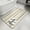 Brown, variant on Boho Stripes Bathroom Runner Rugs Non Slip Washable Absorbent Narrow Long Bath Mat Modern Minimalist Lines Texture Blue Runner Rugs for Kitchen Hallway Bedroom Laundry Study Room 15.7"x47.2"
