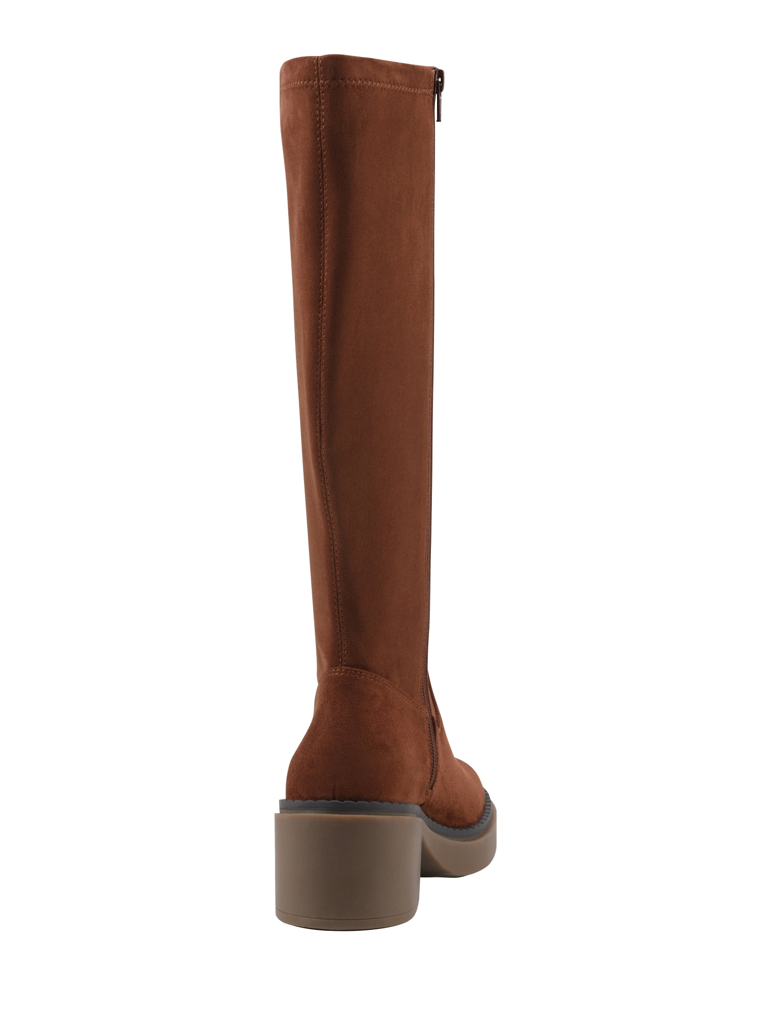 White Mountain Women's Tall Faux Suede Stretch Boot