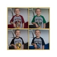 thumbnail image 5 of Harry Potter Boys' Hogwarts Houses 2 Piece Pajama Set Raglan Shirt Shorts - Gryffindor Slytherin Hufflepuff Ravenclaw, 5 of 7