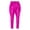 Hot Pink, variant on DPOIS Girls Skinny Metallic Loose Elastic Waist Leggings Tights Pants Gold 17-18