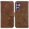 thumbnail image 2 of Compatible with Samsung Galaxy S23 FE 5G Embossed Cute Tiger Flip Folio Wallet Case Card Pocket Holder Cover, 2 of 5