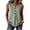 Green, variant on Wenini Women's Summer Tank Tops V Neck Sleeveless Button Down Casual Loose Flowy Boho Fashion Curved Hem Blouse, Black S
