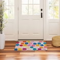 thumbnail image 3 of Yayeee Doormat for Indoor Entrance 32" x 20" Non Slippery Floor Rug, Watercolor Circles, 3 of 8