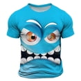 thumbnail image 4 of Plus Size T Shirts for Men Lightweight Breathable Crewneck Going Out Tee Tops Short Sleeve Summer Tees Casual Plain Shirts, 4 of 4
