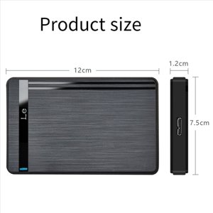 2pcs 2.5inch HDD SSD Pièce jointe USB 3.0 à l'externe cas de disque dur pour ordinateur portable PC Transfert de données à haute vitesse