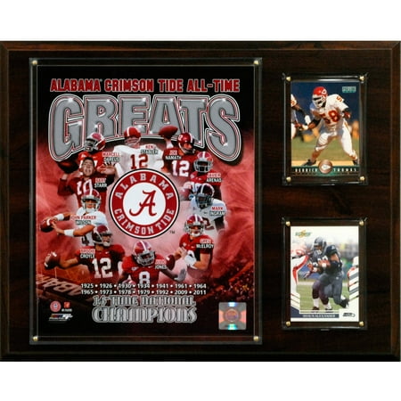 - C&I Collectables NCAA Football 12x15 Alabama Crimson Tide All-Time Greats Photo Plaque