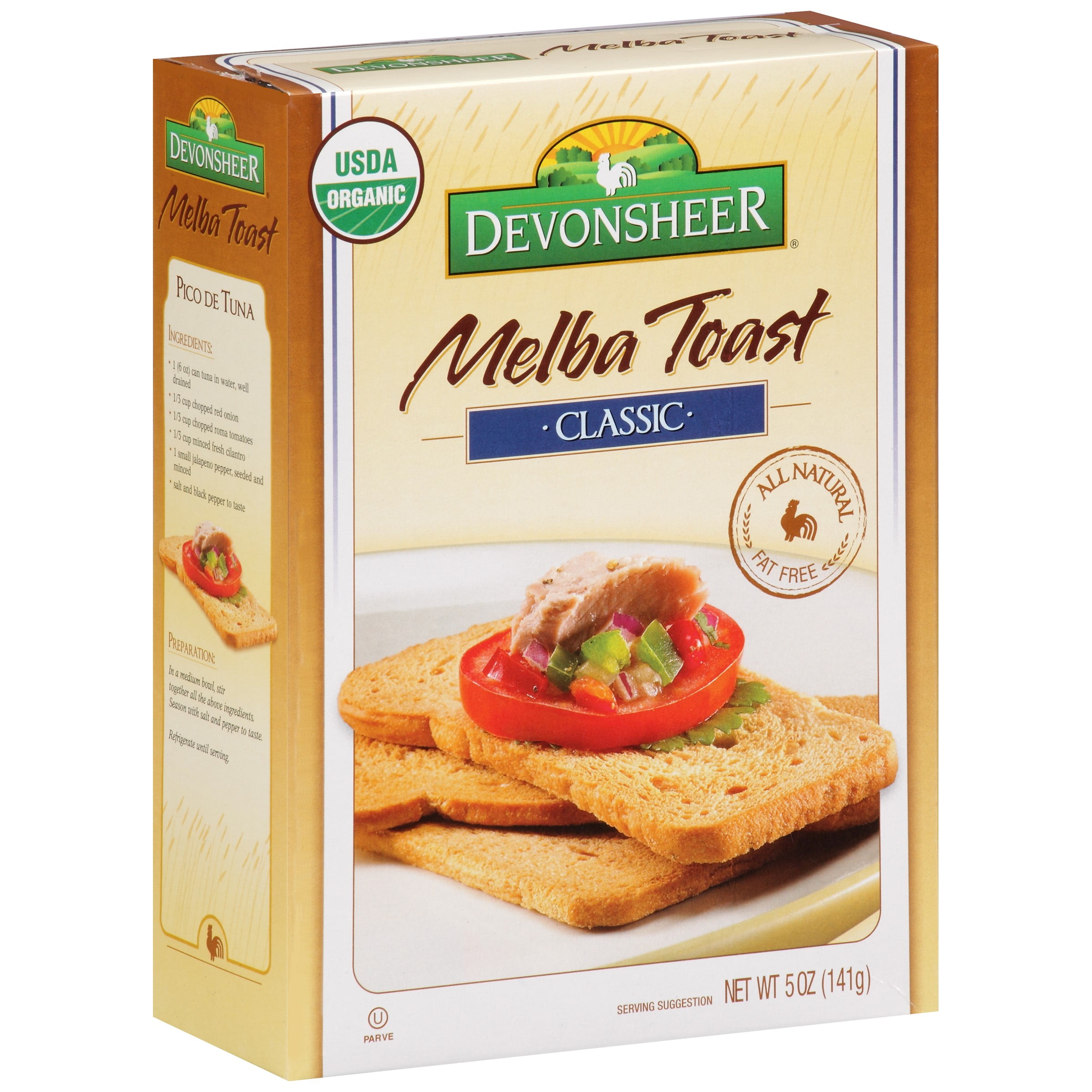 DevonsheerÃ Â® Melba Toast Classic 5 oz. Box