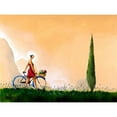 thumbnail image 3 of West, Ronald 14x12 Black Modern Framed Museum Art Print Titled - Strolling Angel, 3 of 5