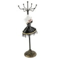 thumbnail image 4 of Jewelry Display Stand Rack Holder Shelf Resin Female Model Decor Black, 4 of 8