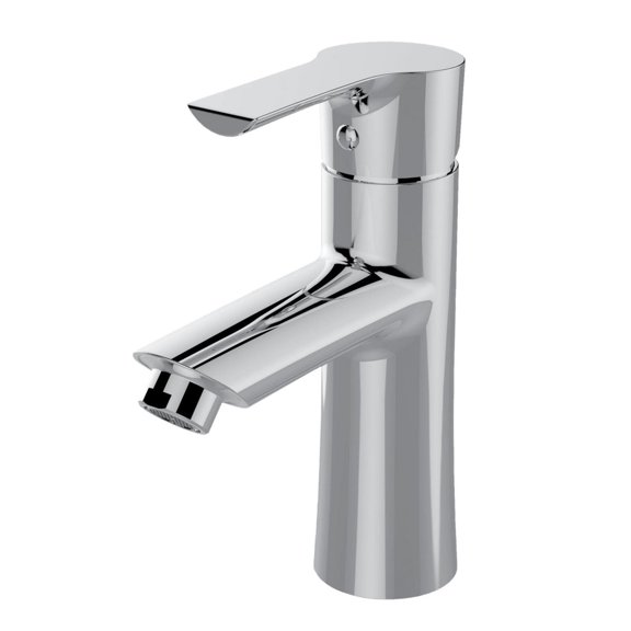The akuaplus® round Single-Hole Lavatory Faucet.