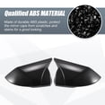 thumbnail image 4 of Unique Bargains 1 Pair Car Rear View Mirror Cover Cap Overlay Black Carbon Fiber Pattern for Hyundai Elantra 2021-2023, 4 of 6