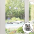 thumbnail image 4 of Ventana de gato Sunnimix Hamaca colgante Montaje de ventana desmontable Gris, 4 of 7
