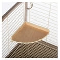 thumbnail image 4 of Small Pet Cage Platforms - 3 Pack Wood Shelves for Chinchillas, Rats, Rabbits, Guinea Pigs & Sugar Gliders - Assorted Sizes for Climbing & Perching, 4 of 6