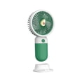 thumbnail image 3 of Handheld Mini Fan Rechargeable Student Study Sleeping Air Fans Running Walking Cooling Device Phone Holder for Household Yellow, 3 of 10