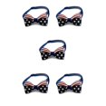 thumbnail image 1 of Collares para perros Pajarita Mascotas Aseo Decoraciones Suministros Cachorro Billuyoard Raya Estrella 5piezas, 1 of 5