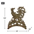 thumbnail image 4 of Accent Plus Decorative Rooster Cast Iron Hose Organizer, 4 of 4