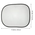 thumbnail image 4 of 2 pcs Car Window Sun Shade for Baby Automotive Side Window Sunshades with Suction Cups, 4 of 8