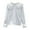 White, variant on zbxnLI Girls Button down Shirts Long Sleeve Ruffle Neck Blouse School Uniform Cotton Shirts for Girls
