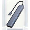 thumbnail image 1 of Hub USB C 6 en 1 100W PD 5Gbps Tipo C Estación de acoplamiento 4K 30HZ Compatible con HDMI WDOplteas  Para estrenar, 1 of 4