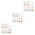 thumbnail image 4 of Guardoinrt 10PCS Lot Labret Tongue Barbells Jewelry Eyebrow Mix Rose Gold 3Set, 4 of 6