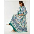 thumbnail image 2 of Printed Long Sleeve Viscose Maxi Dress, 2 of 7