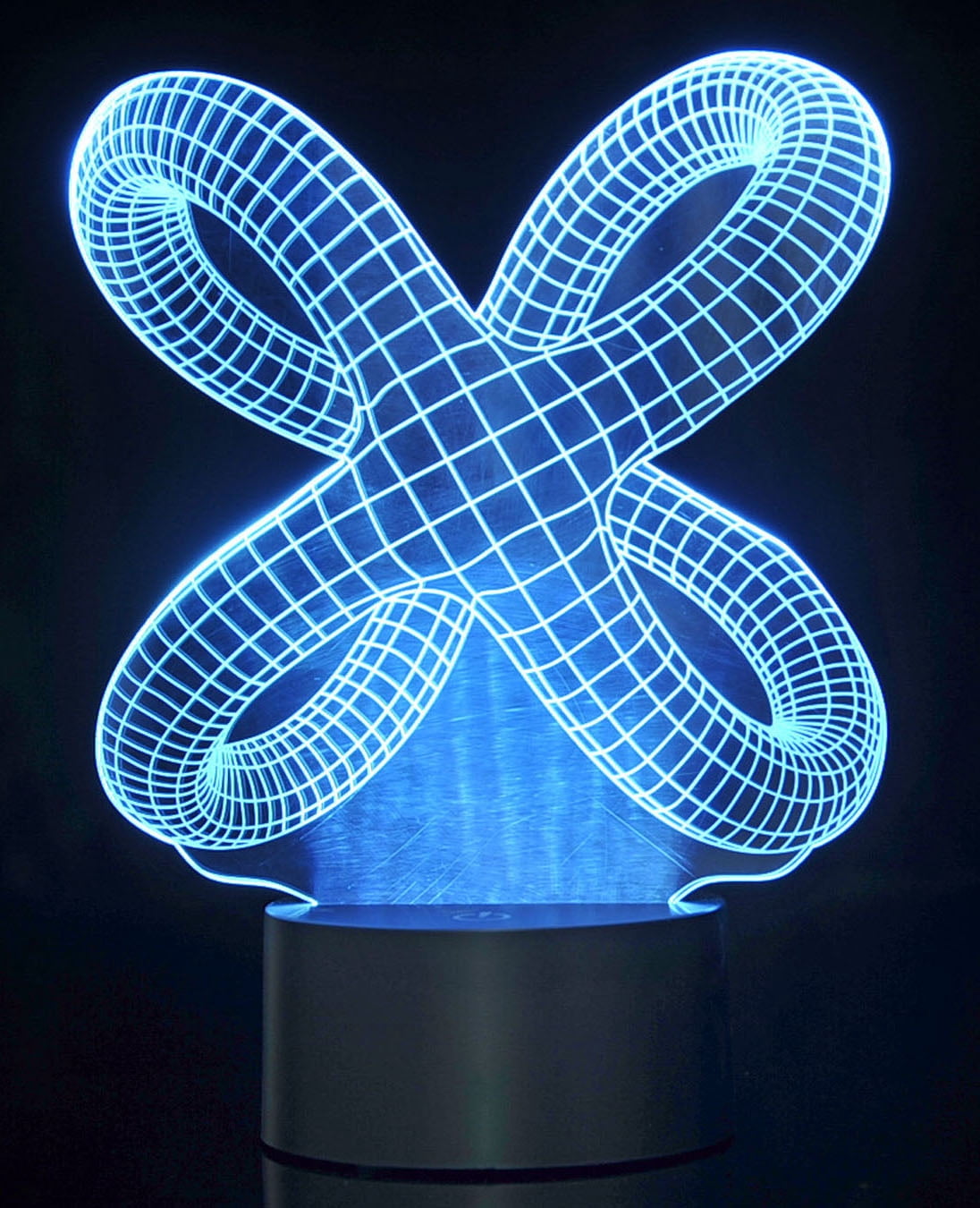 PlayWorld Board No More! 3D Crisscross Rings Laser Cut Precision LED Lights