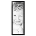 thumbnail image 2 of ArtToFrames 16" x 46" Black Engraved Edges Picture Frame, 16x46 inch Black Wood Poster Frame (WOM-4055), 2 of 8