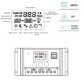 thumbnail image 3 of Amdohai 10A 12.6V LCD Solar Charge Controller PWM Charging Regulator for Solar Panel Lithium Battery Lamp Overload Protection, 3 of 7