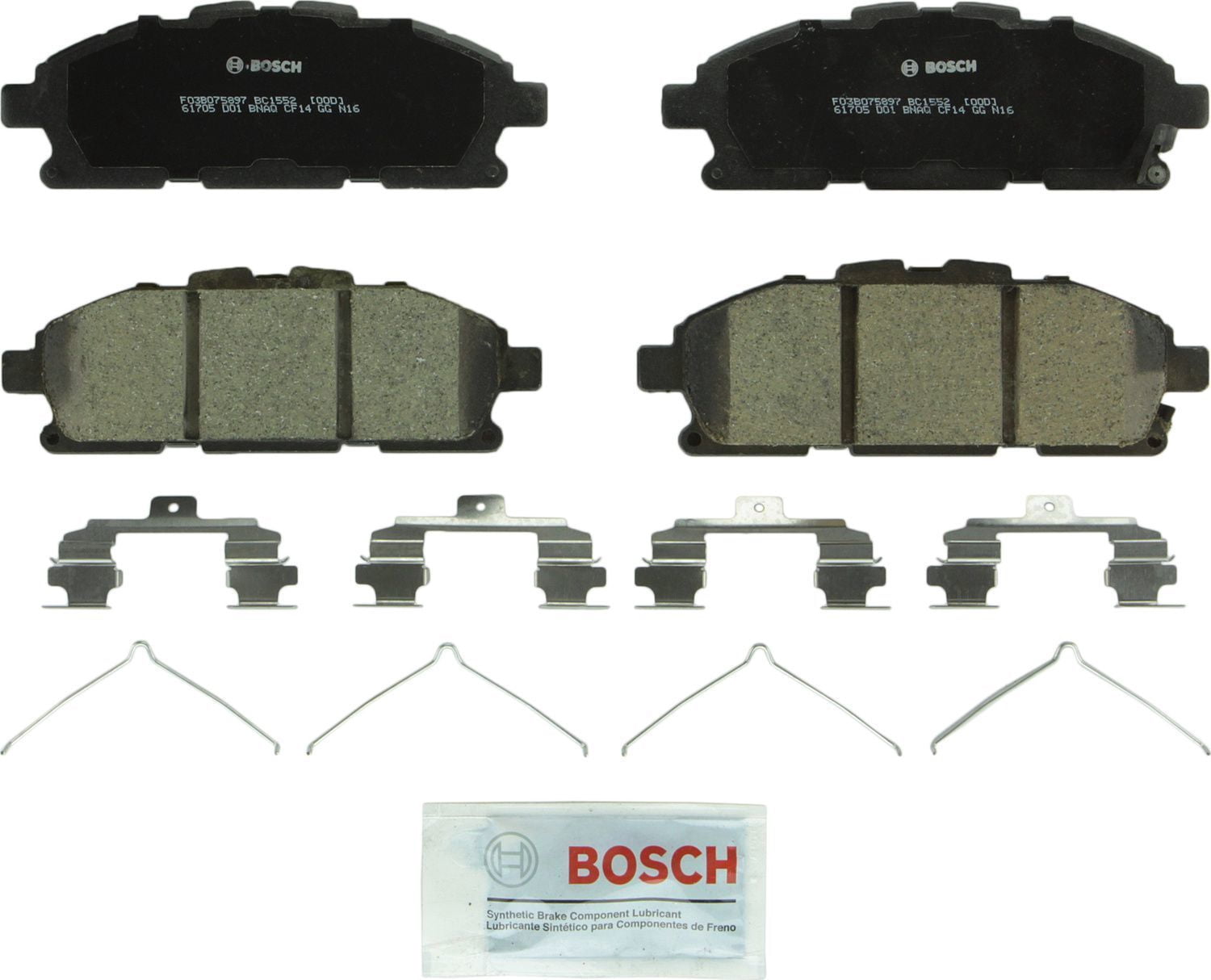 Bosch BC1552 QuietCast Brake Pad Ceramic Brake Pads
