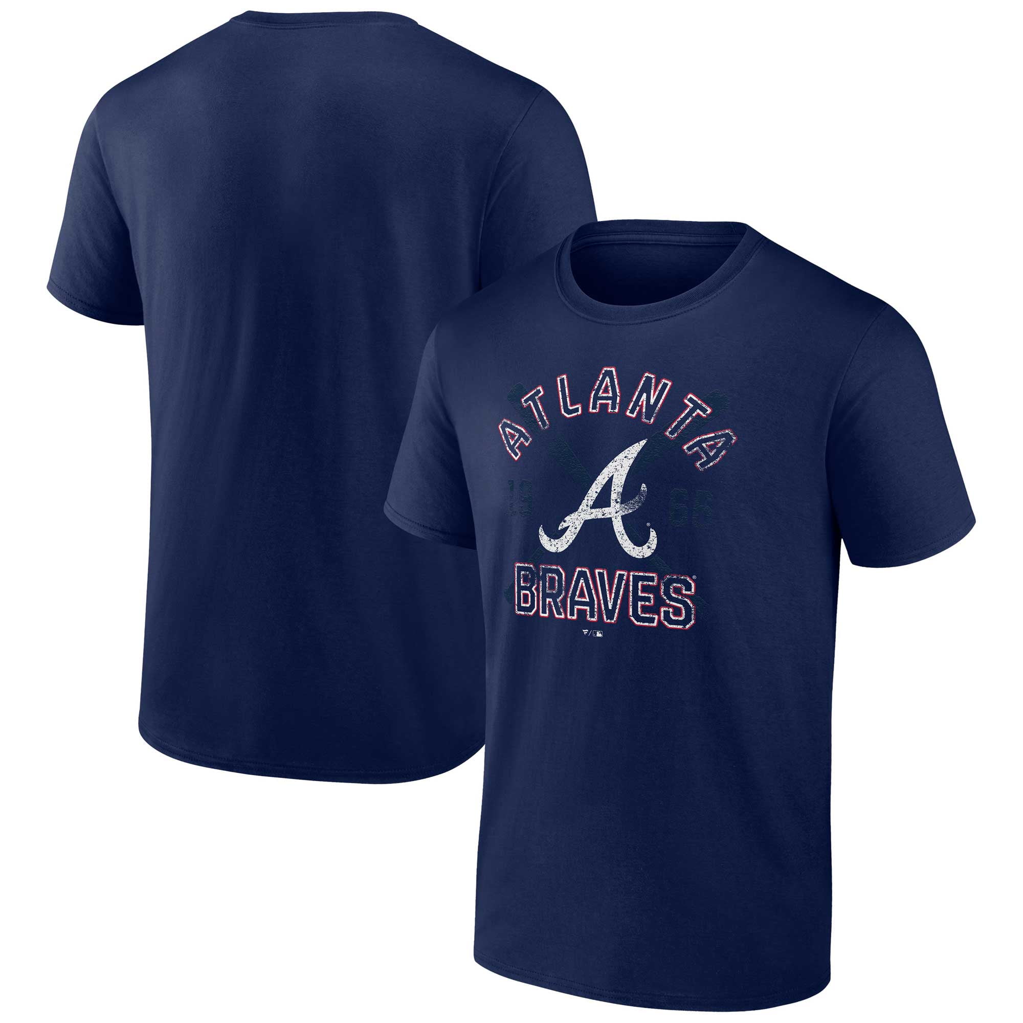 Men's Fanatics Branded Navy Atlanta Braves Second Wind T-Shirt ...