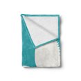 thumbnail image 2 of Egret Soft Flannel Fleece Throw Blanket, Side Drawn Simple Heron Illustration with Open Wings, Cozy Plush for Indoor and Outdoor Use, 50" x 70", Seafoam White, by Ambesonne, 2 of 6