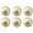 Copper Brushed color, variant on HDJNal 6 Pcs Cabinet Knobs with Screws, 25mm Drawer Handles Ball Shaped cupboards Door Knobs for Dresser Drawers and Kitchen, Bathroom Cabinet, Office,Swiss Gold