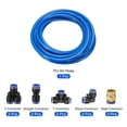 thumbnail image 4 of Uxcell 10mm OD 5 Meters 3/8PT Pneumatic PU Air Hose Pipe Kit with 12 Pack Quick Fittings, Blue, 4 of 6