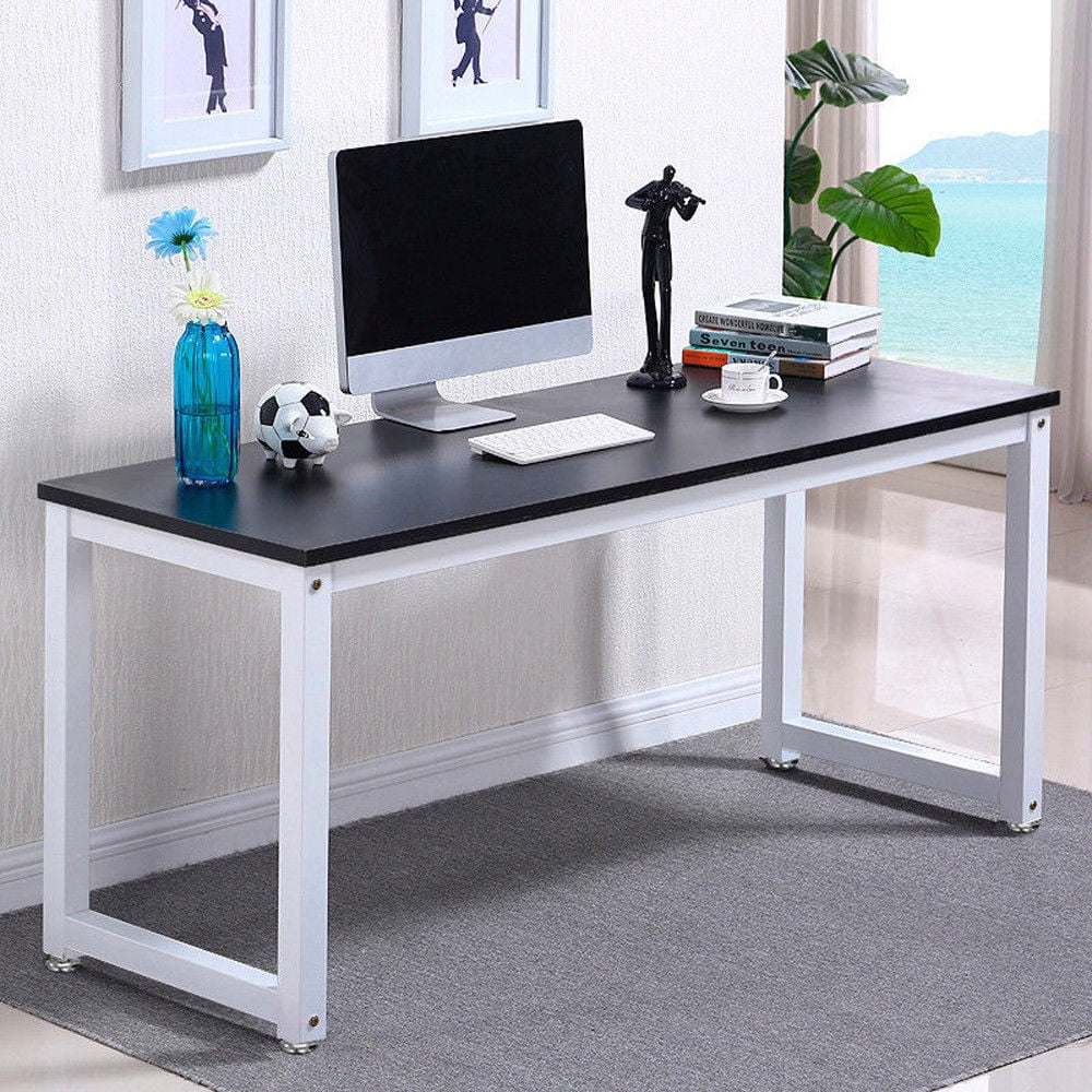 Ktaxon Office Computer Desk with Metal Leg Laptop Table Workstation