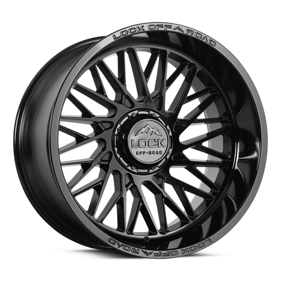 Lock Off-Road Lock Extreme Bandit Gloss Black 10-22